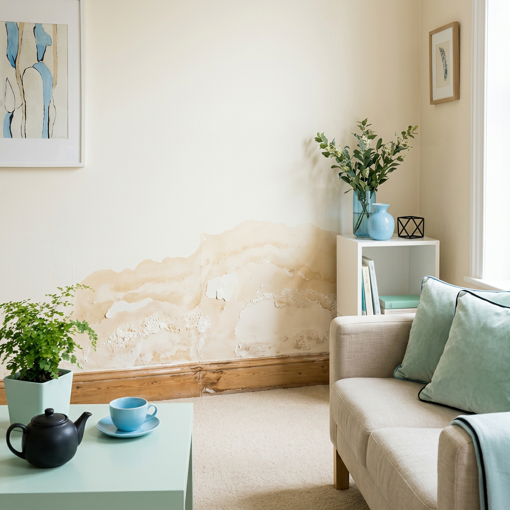 Humedad por capilaridad en pared